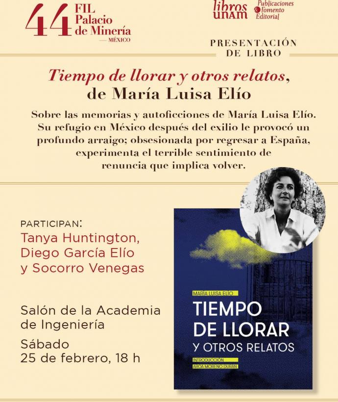 Presentación Tiempo de llorar